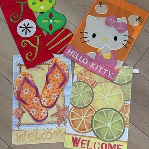 Colorful Decorative garden flags